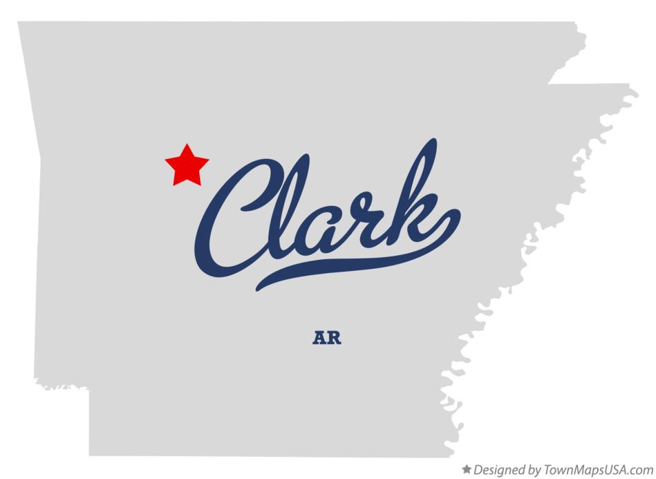 Map of Clark Arkansas AR