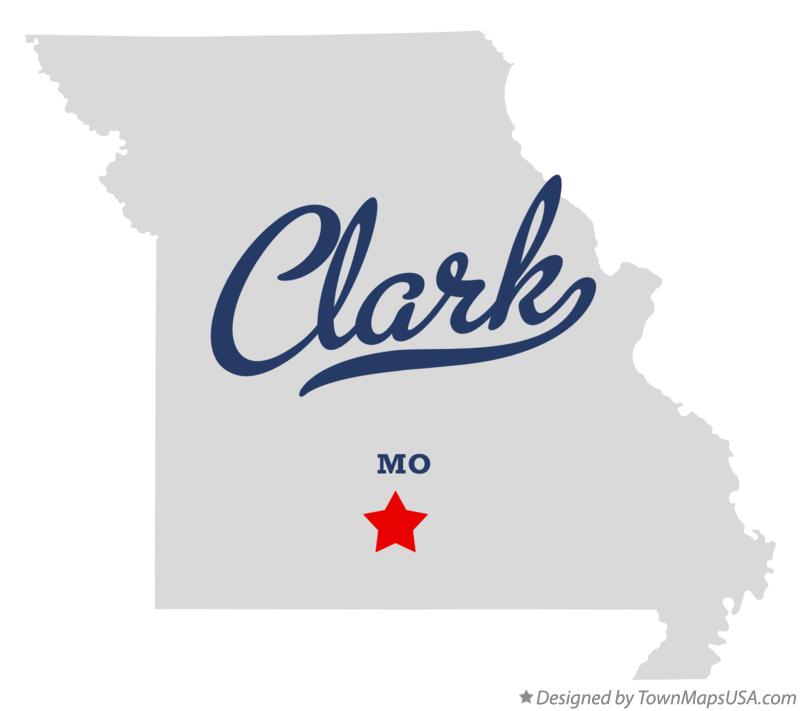 Map of Clark Missouri MO
