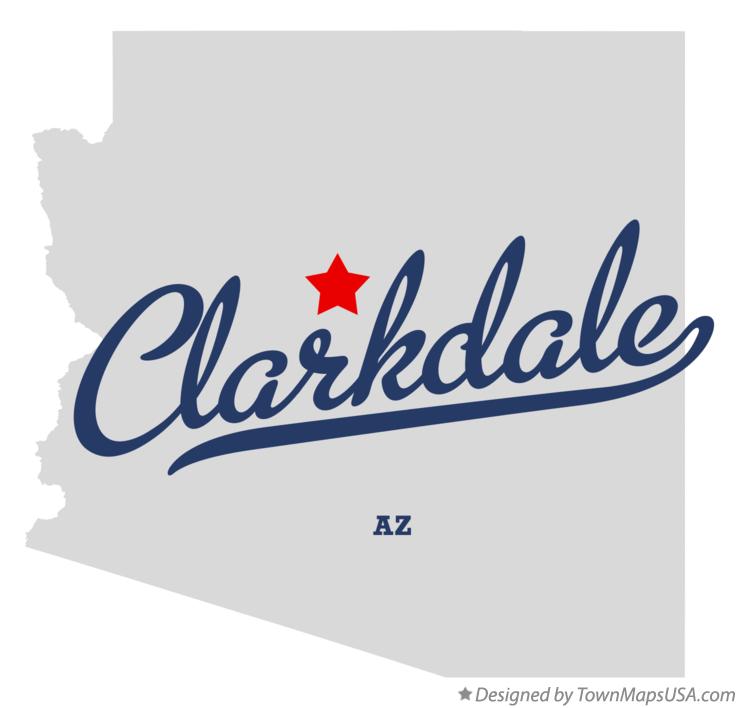Map of Clarkdale Arizona AZ