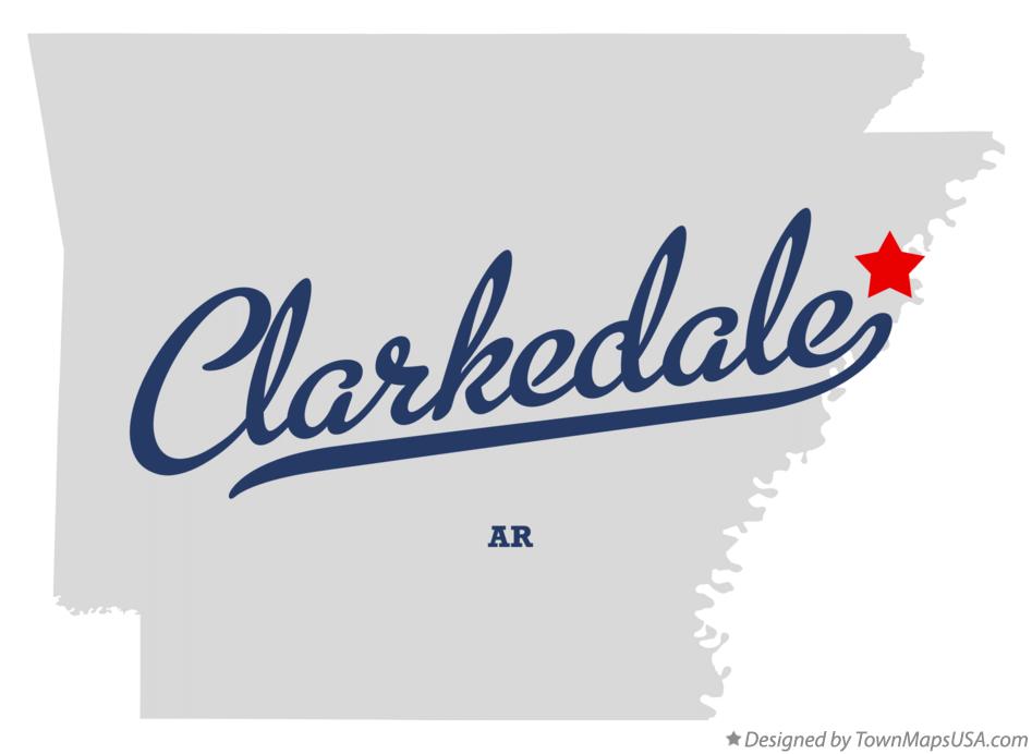 Map of Clarkedale Arkansas AR