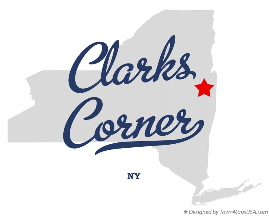 Map of Clarks Corner New York NY
