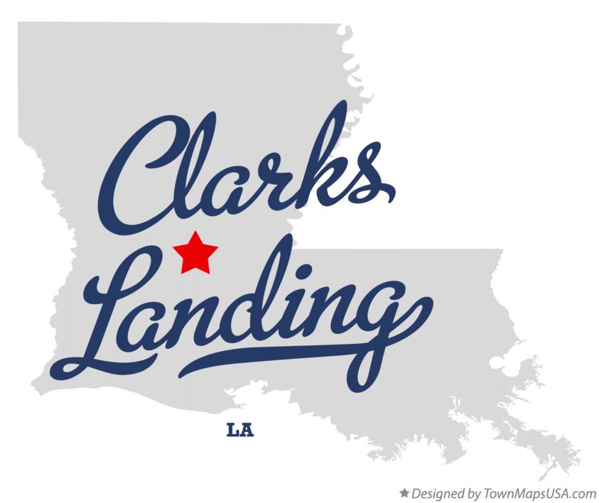 Map of Clarks Landing Louisiana LA