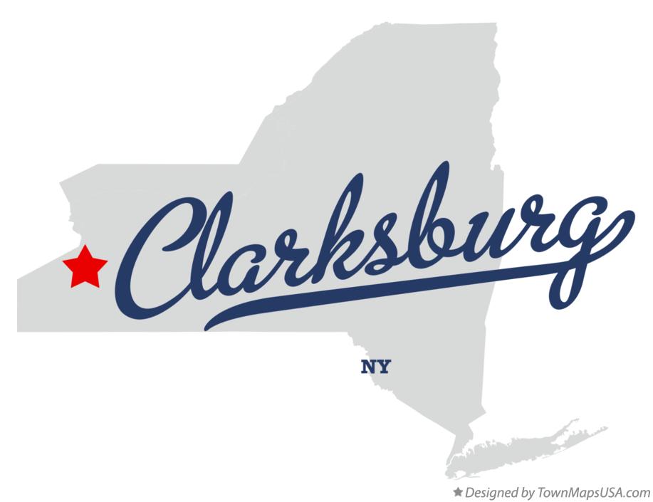 Map of Clarksburg New York NY