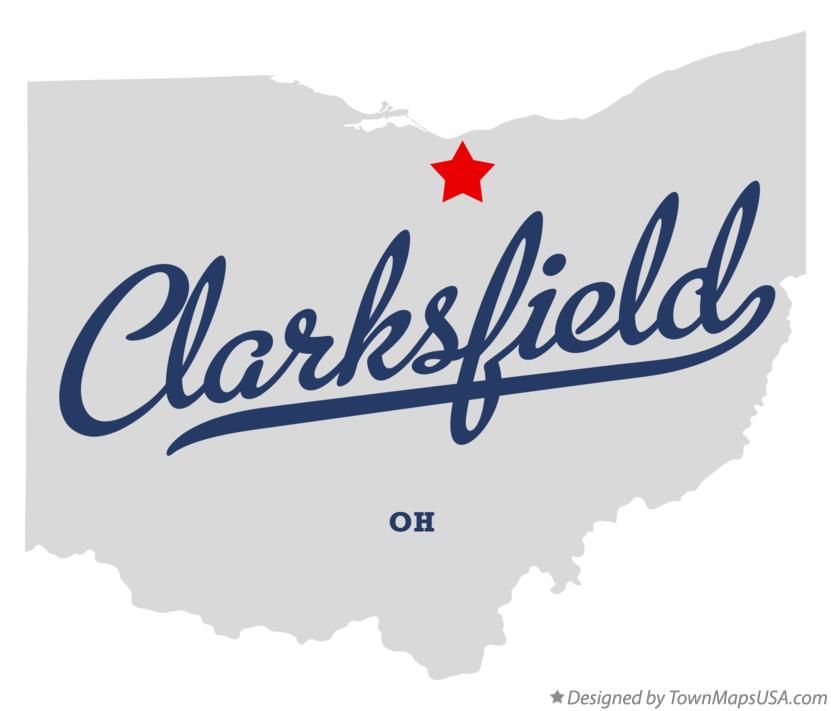 Map of Clarksfield Ohio OH