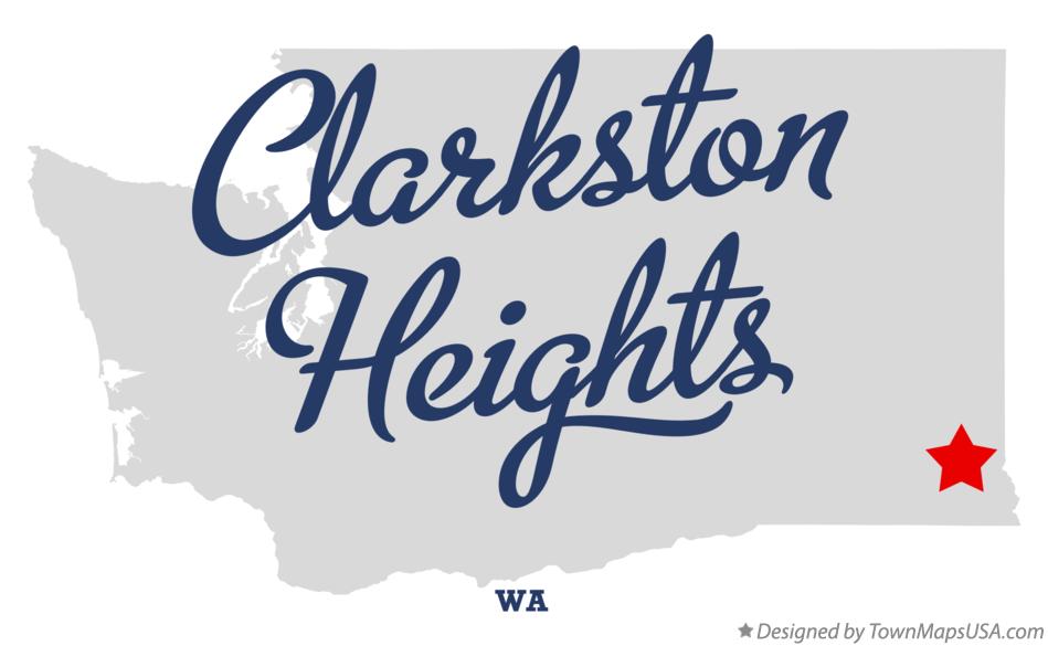 Map of Clarkston Heights Washington WA
