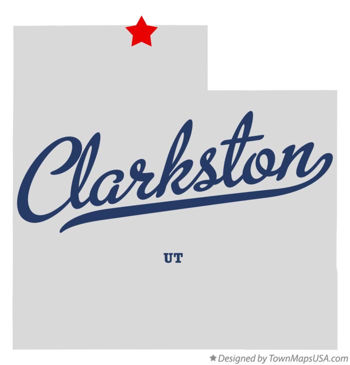 Map of Clarkston Utah UT