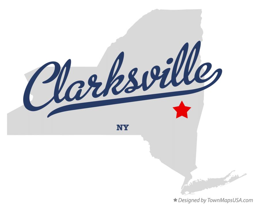 Map of Clarksville New York NY