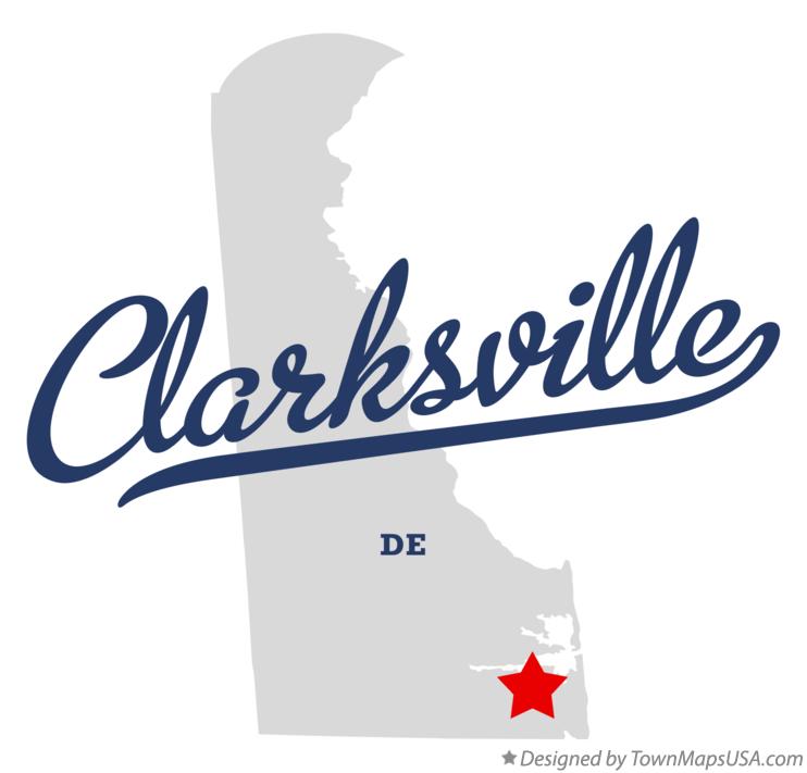 Map of Clarksville Delaware DE