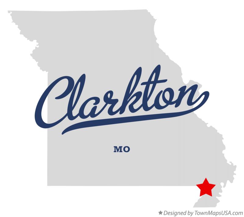 Map of Clarkton Missouri MO