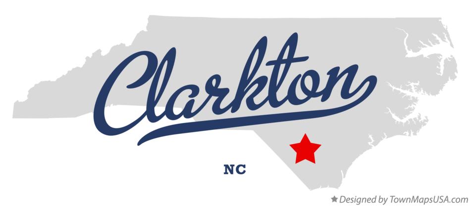 Map of Clarkton North Carolina NC