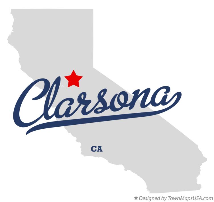 Map of Clarsona California CA
