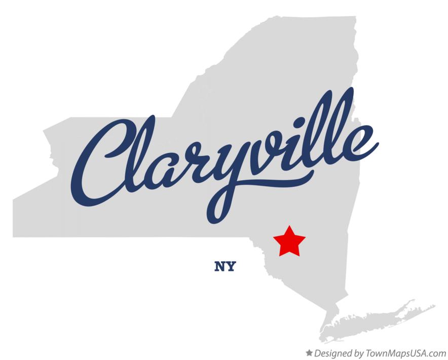 Map of Claryville New York NY
