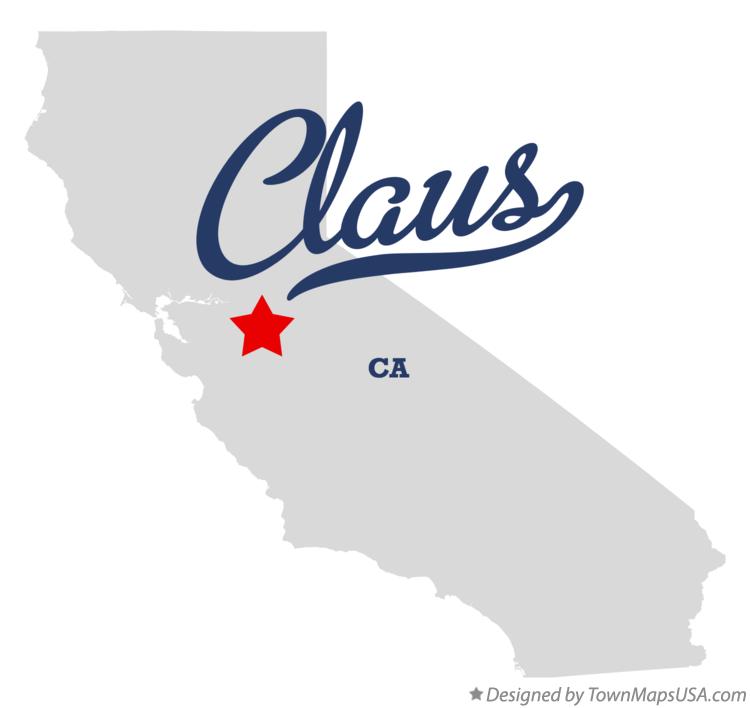 Map of Claus California CA