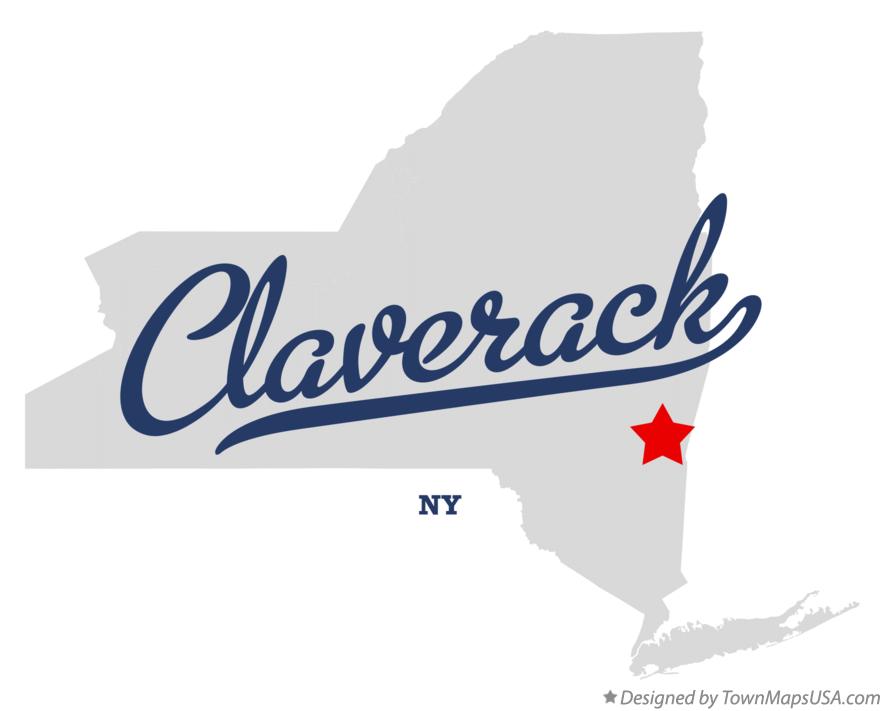 Map of Claverack New York NY