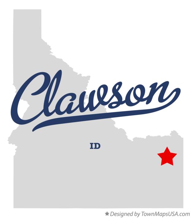 Map of Clawson Idaho ID