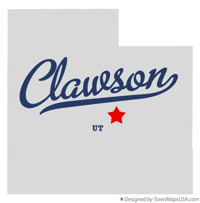 Map of Clawson Utah UT