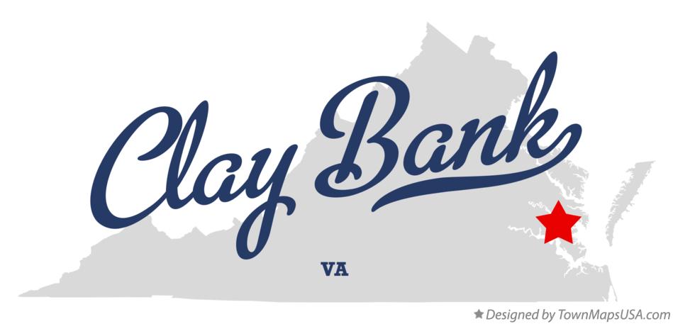Map of Clay Bank Virginia VA