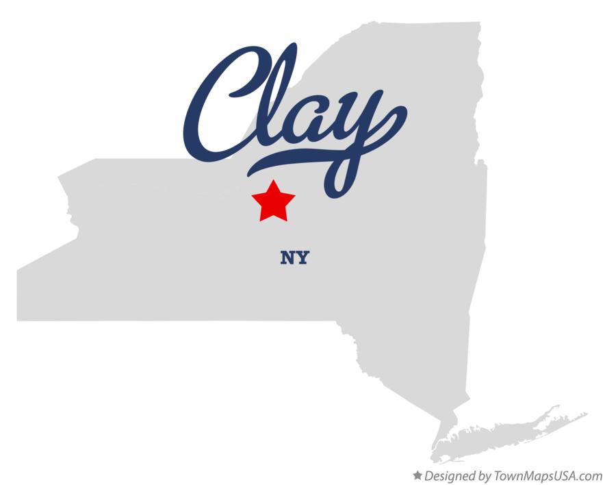 Map of Clay New York NY