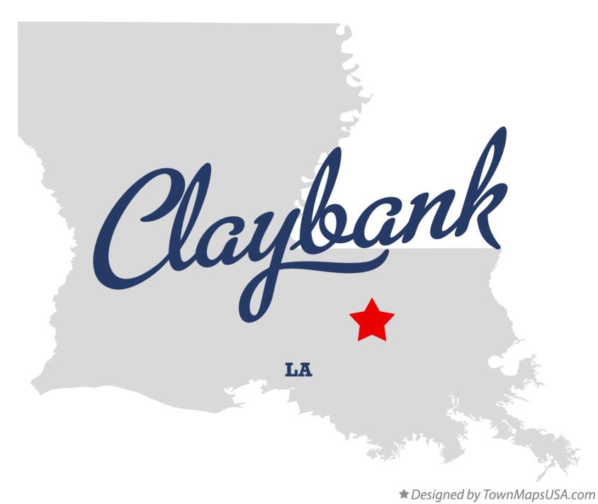 Map of Claybank Louisiana LA
