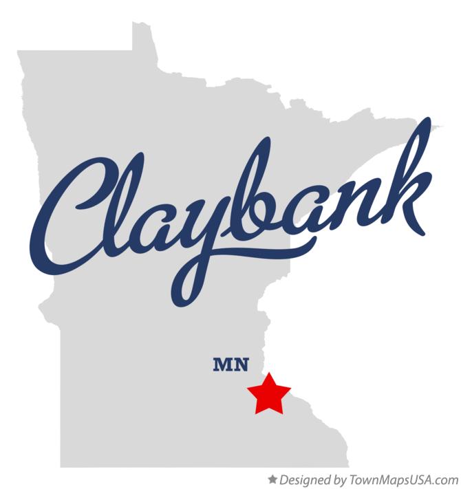 Map of Claybank Minnesota MN