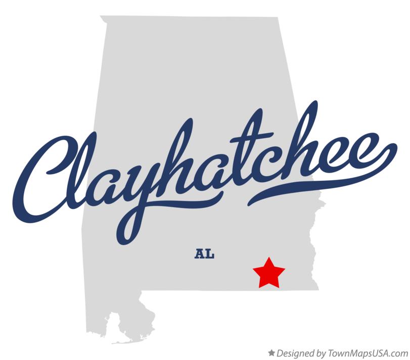 Map of Clayhatchee Alabama AL