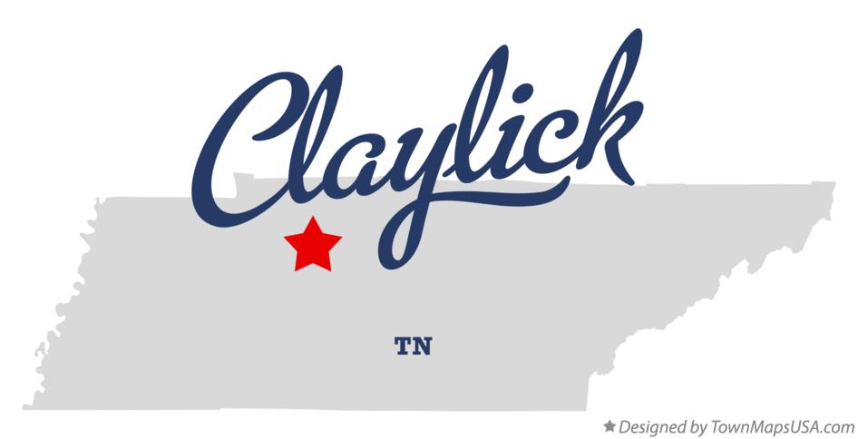 Map of Claylick Tennessee TN