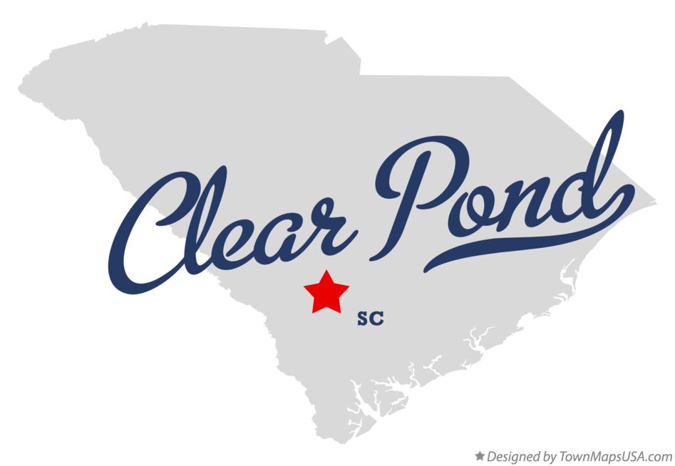 Map of Clear Pond South Carolina SC