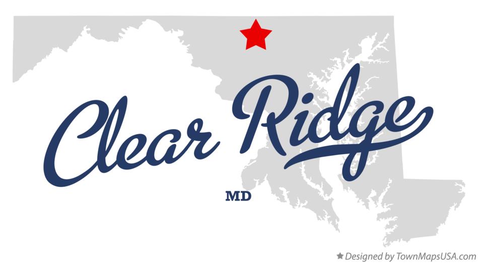 Map of Clear Ridge Maryland MD