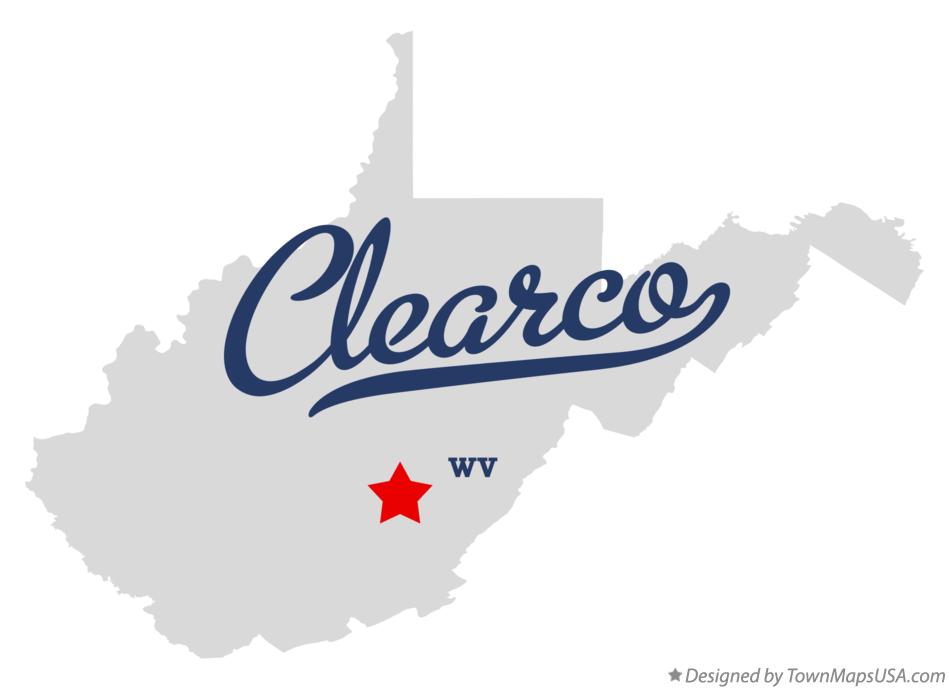 Map of Clearco West Virginia WV