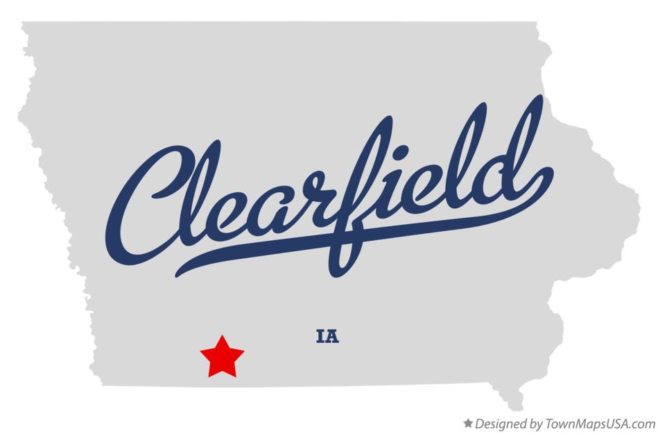 Map of Clearfield Iowa IA