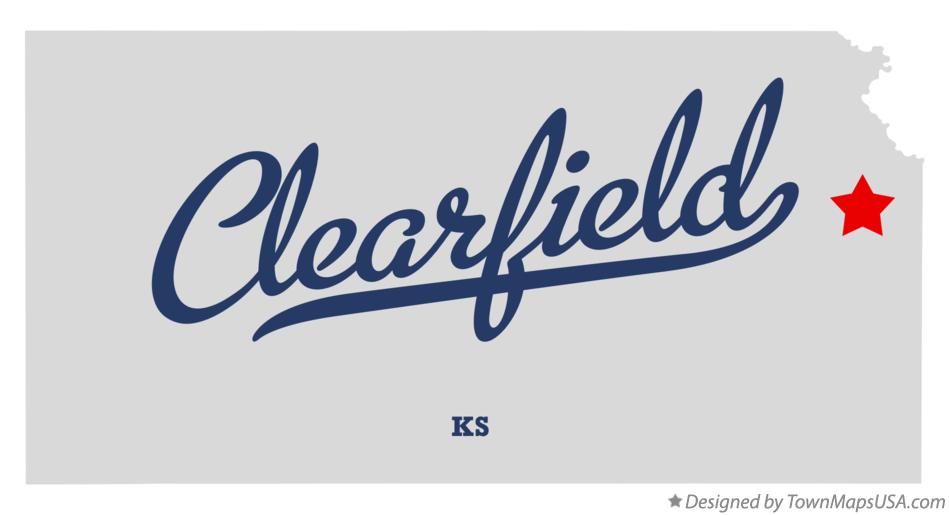 Map of Clearfield Kansas KS