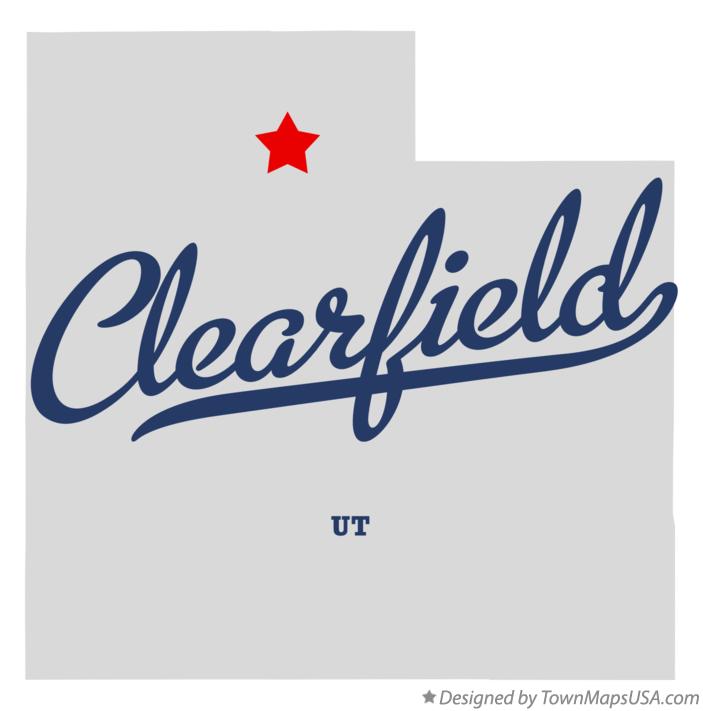 Map of Clearfield Utah UT