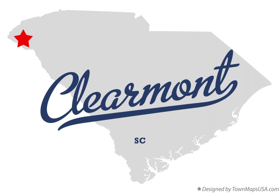 Map of Clearmont South Carolina SC