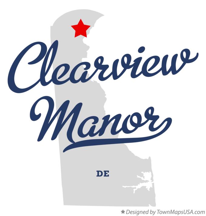 Map of Clearview Manor Delaware DE