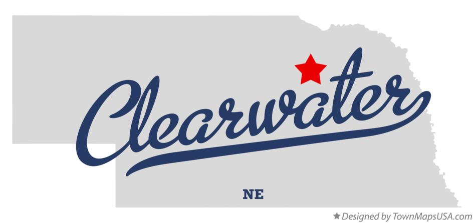Map of Clearwater Nebraska NE