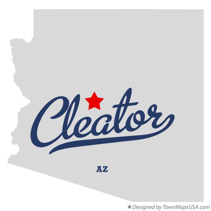 Map of Cleator Arizona AZ