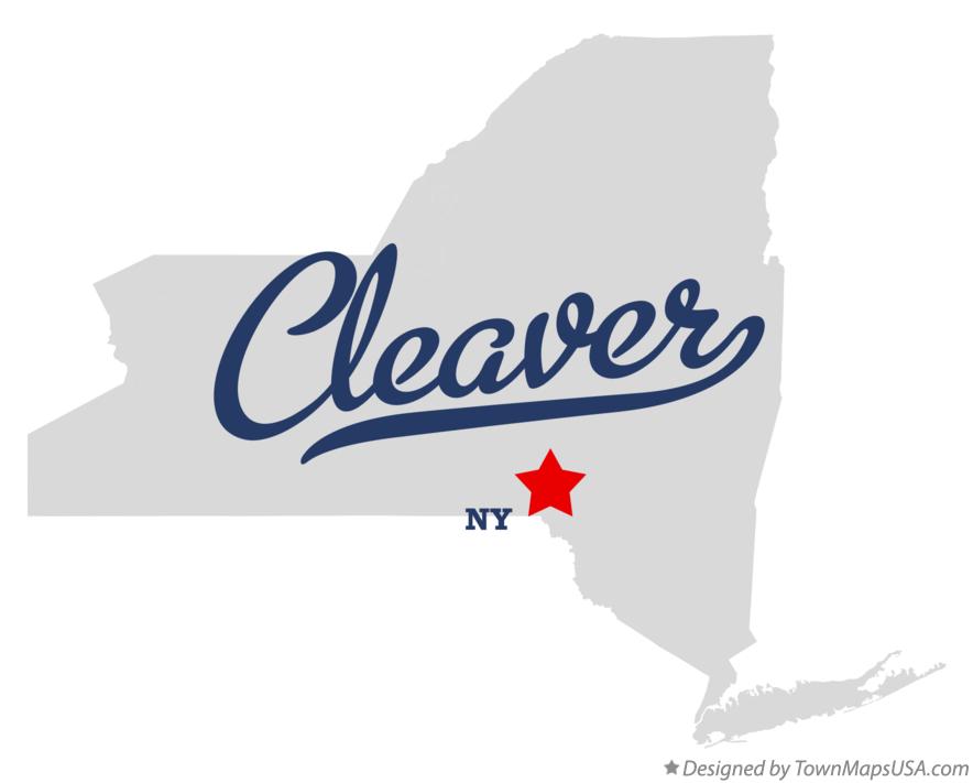 Map of Cleaver New York NY
