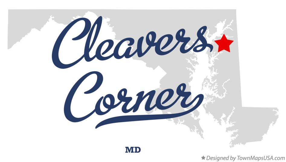 Map of Cleavers Corner Maryland MD