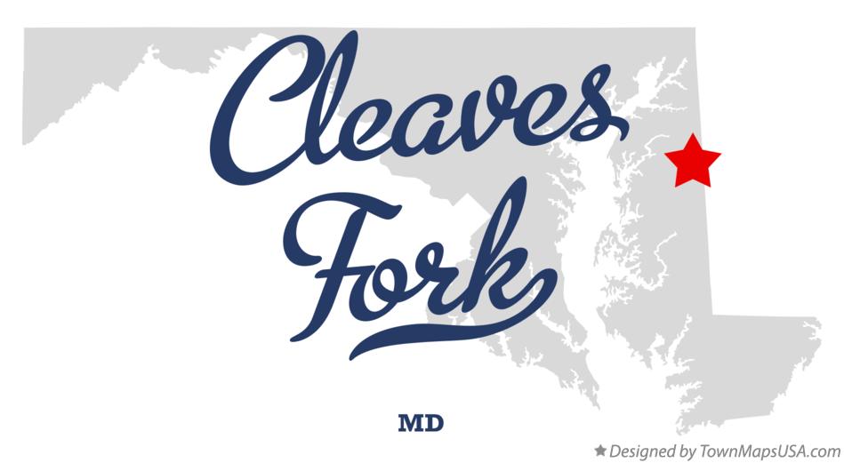 Map of Cleaves Fork Maryland MD