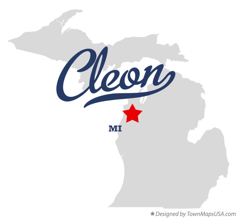 Map of Cleon Michigan MI