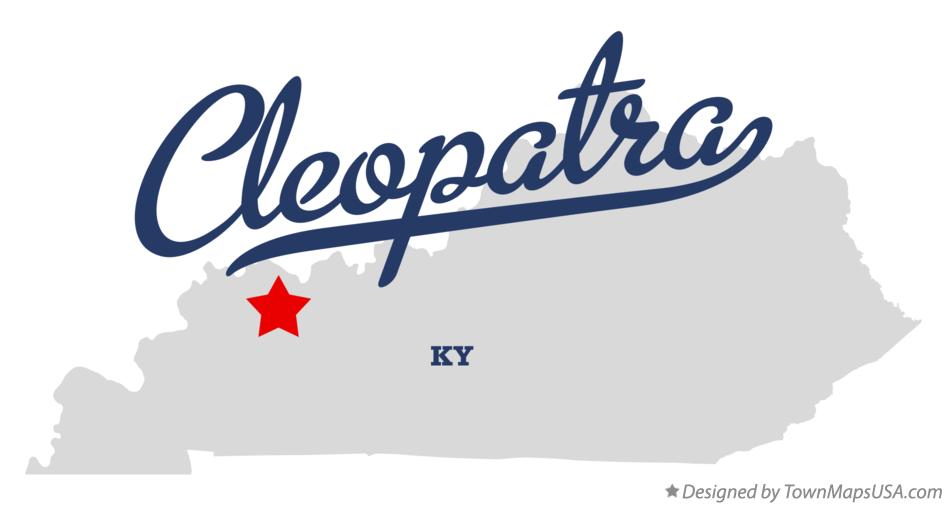 Map of Cleopatra Kentucky KY