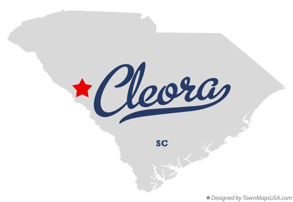 Map of Cleora South Carolina SC