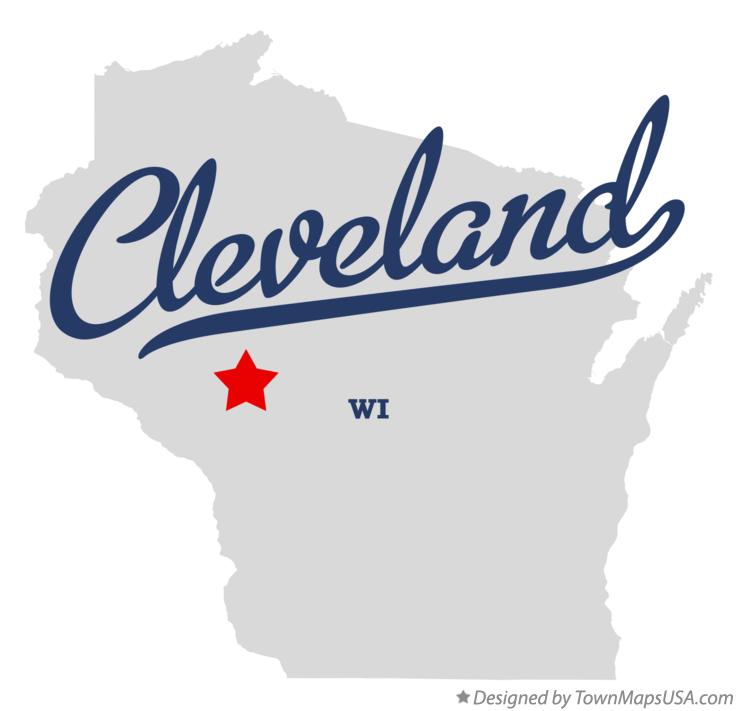 Map of Cleveland Wisconsin WI