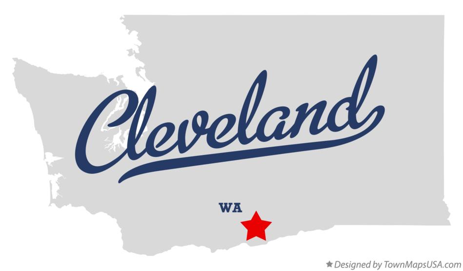 Map of Cleveland Washington WA