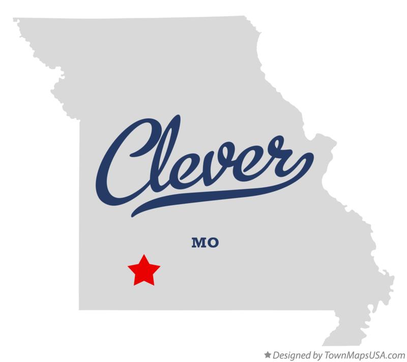 Map of Clever Missouri MO
