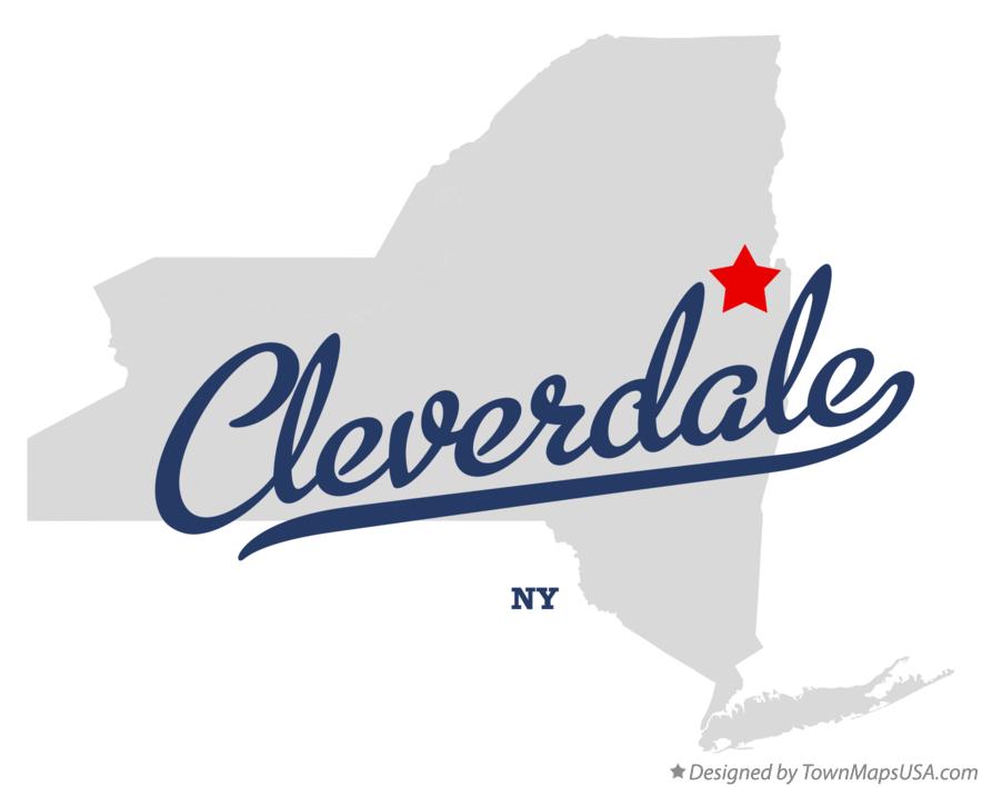Map of Cleverdale New York NY
