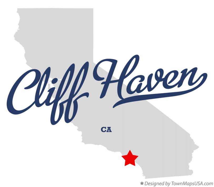 Map of Cliff Haven California CA