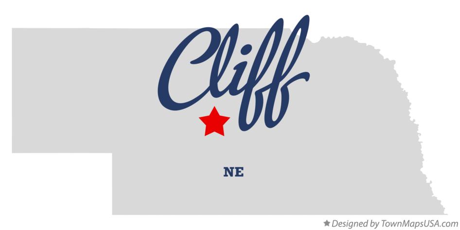 Map of Cliff Nebraska NE