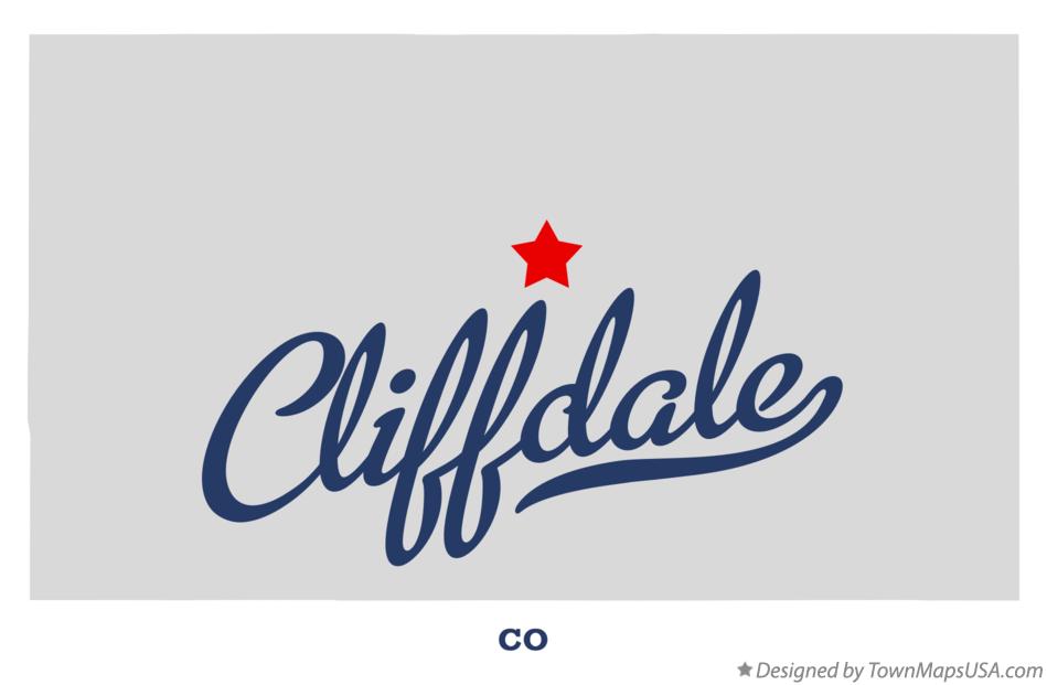 Map of Cliffdale Colorado CO