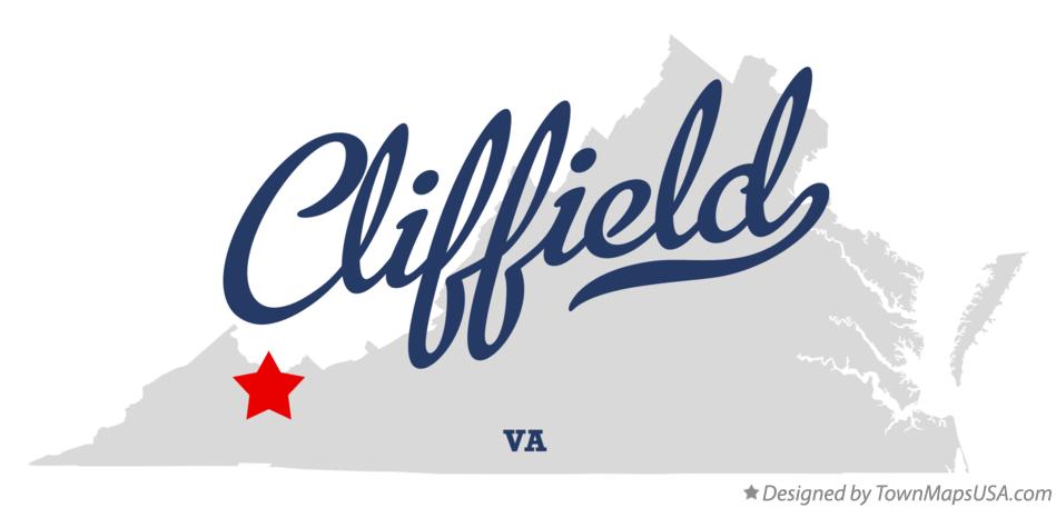 Map of Cliffield Virginia VA